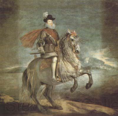 Diego Velazquez Philip III on Horseback (df01) Norge oil painting art